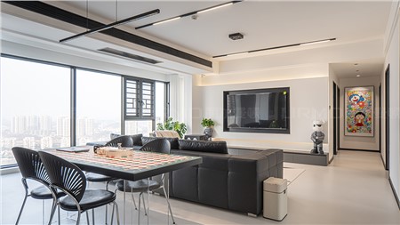 12.8w打造現代黑白風格的家146m² | 麗爾曼頓全房全屋整裝