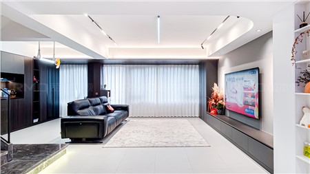 16.8w打造現代黑白灰風格的家156m² | 麗爾曼頓全房全屋整裝