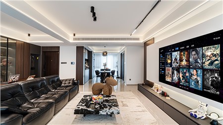 18w打造現代黑白灰風格的家127m² | 麗爾曼頓全房全屋定制